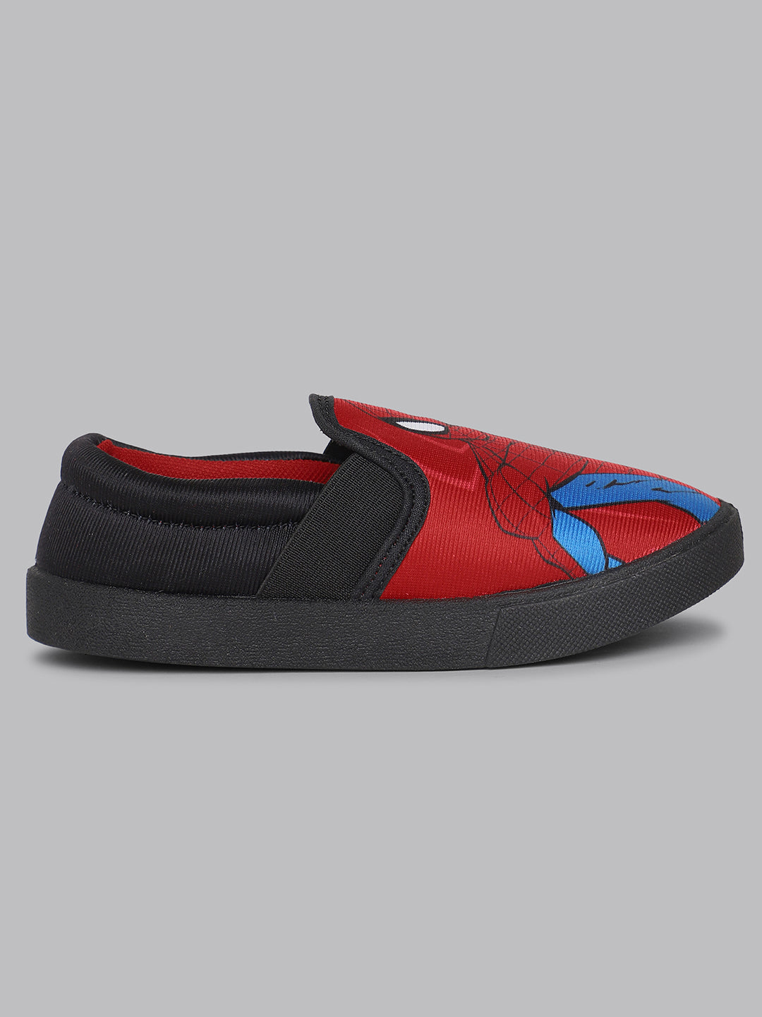 Kids Boys Spiderman Printed Red Canvas