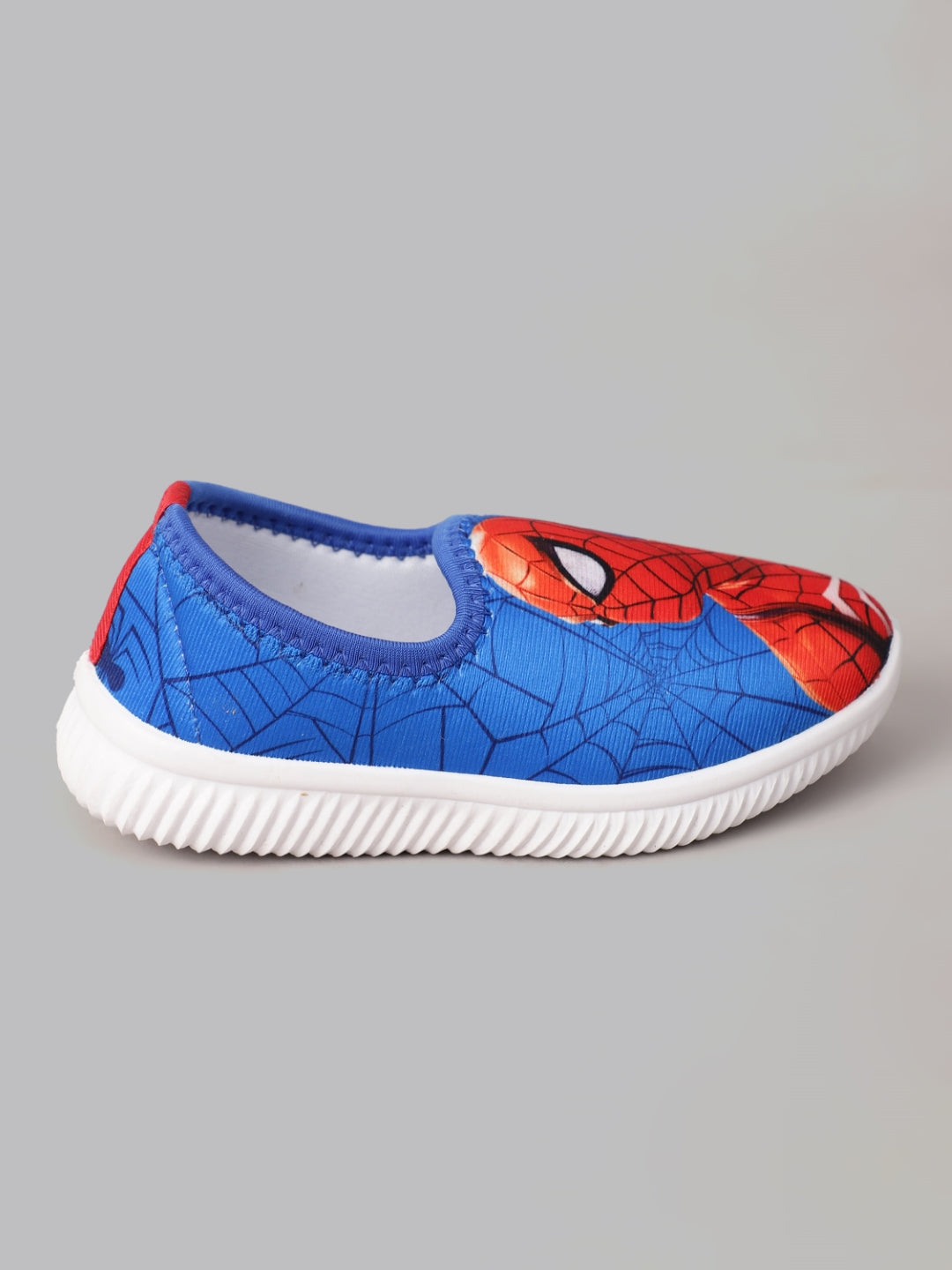 Spiderman Printed Lycra Shoes For Kids Boys