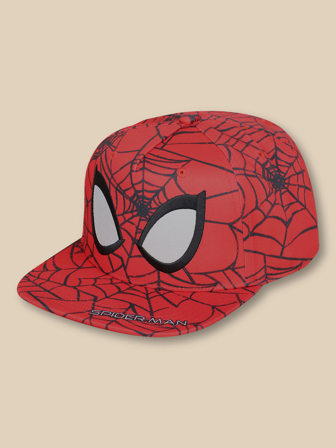 Spiderman Printed Cap For Boys