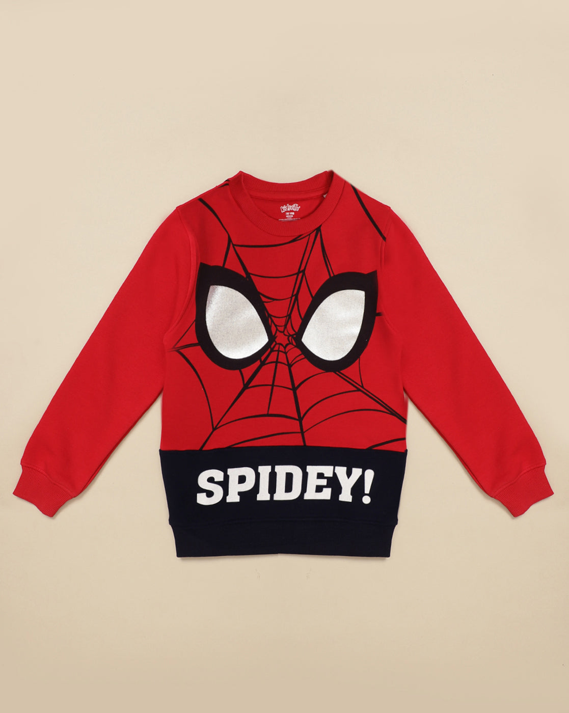 Spiderman Regular Fit Sweatshirt For Boys