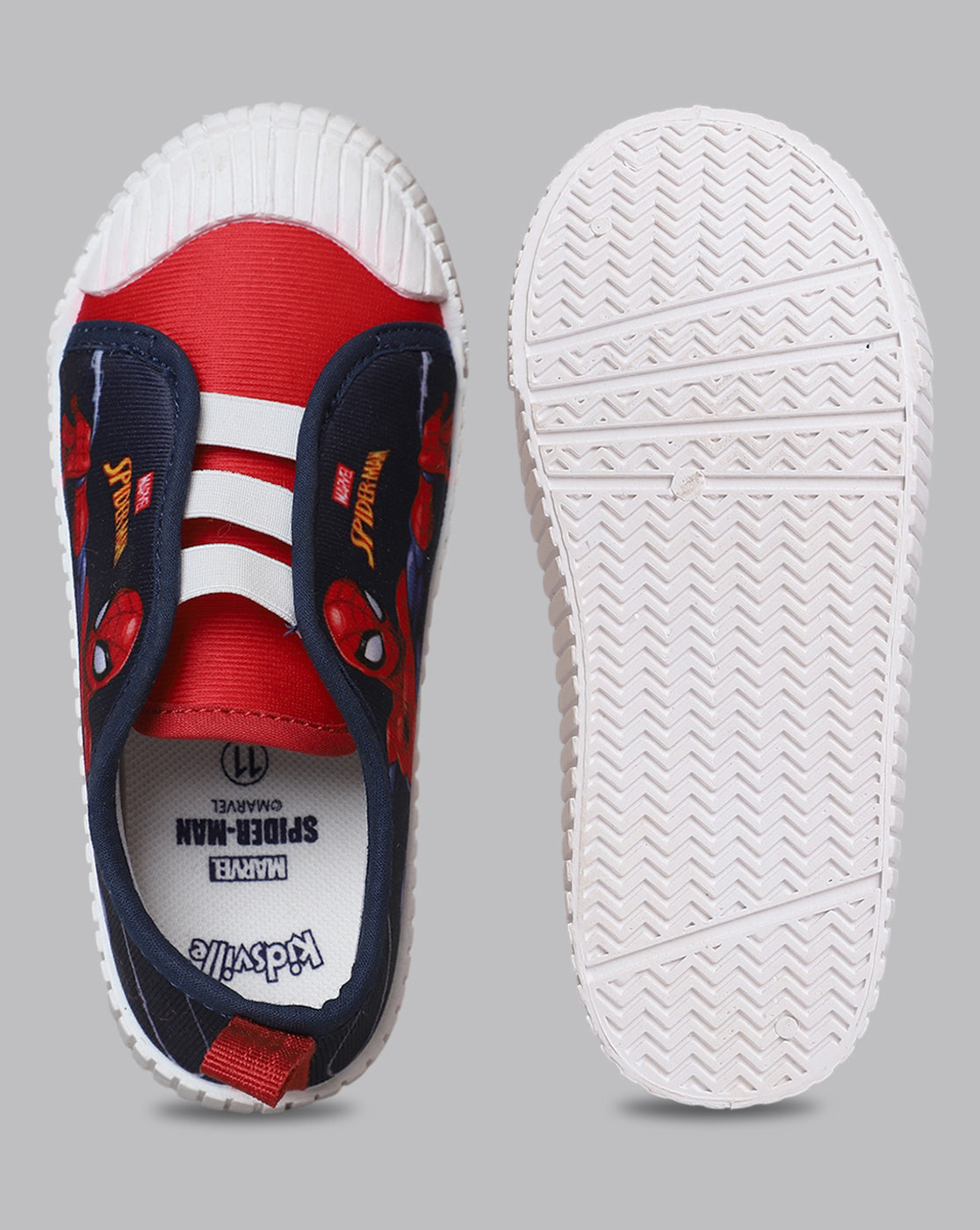 Spiderman Printed Canvas Shoes For Boys