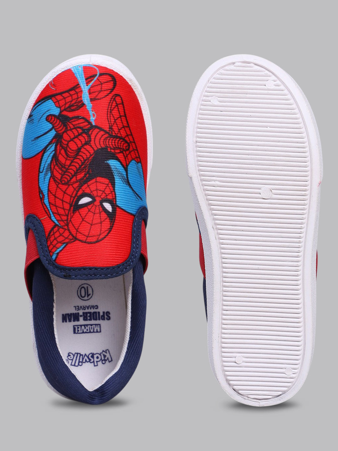 Spiderman Printed Canvas Shoes For Kids Boys