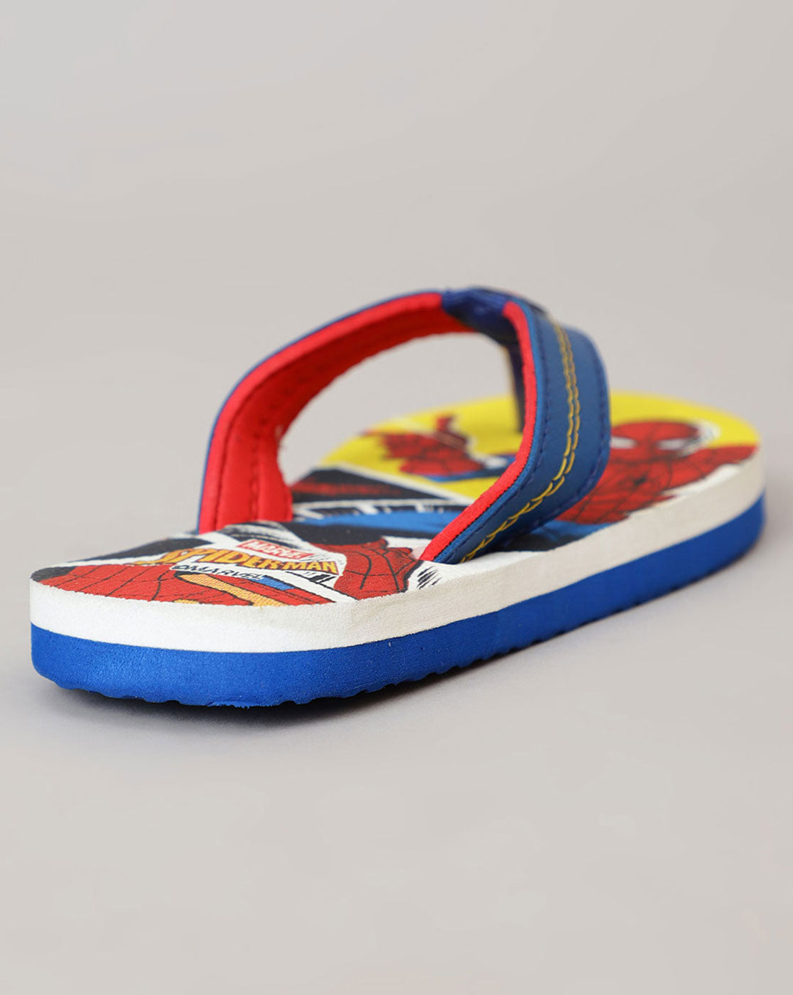 Spiderman Printed Flip-Flops For Kids Boys