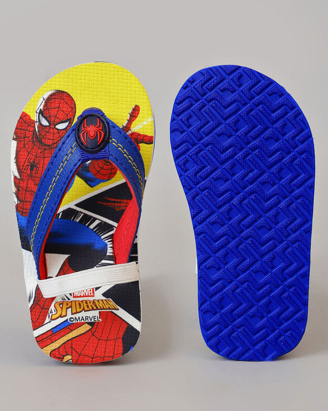 Spiderman Printed Flip-Flops For Kids Boys