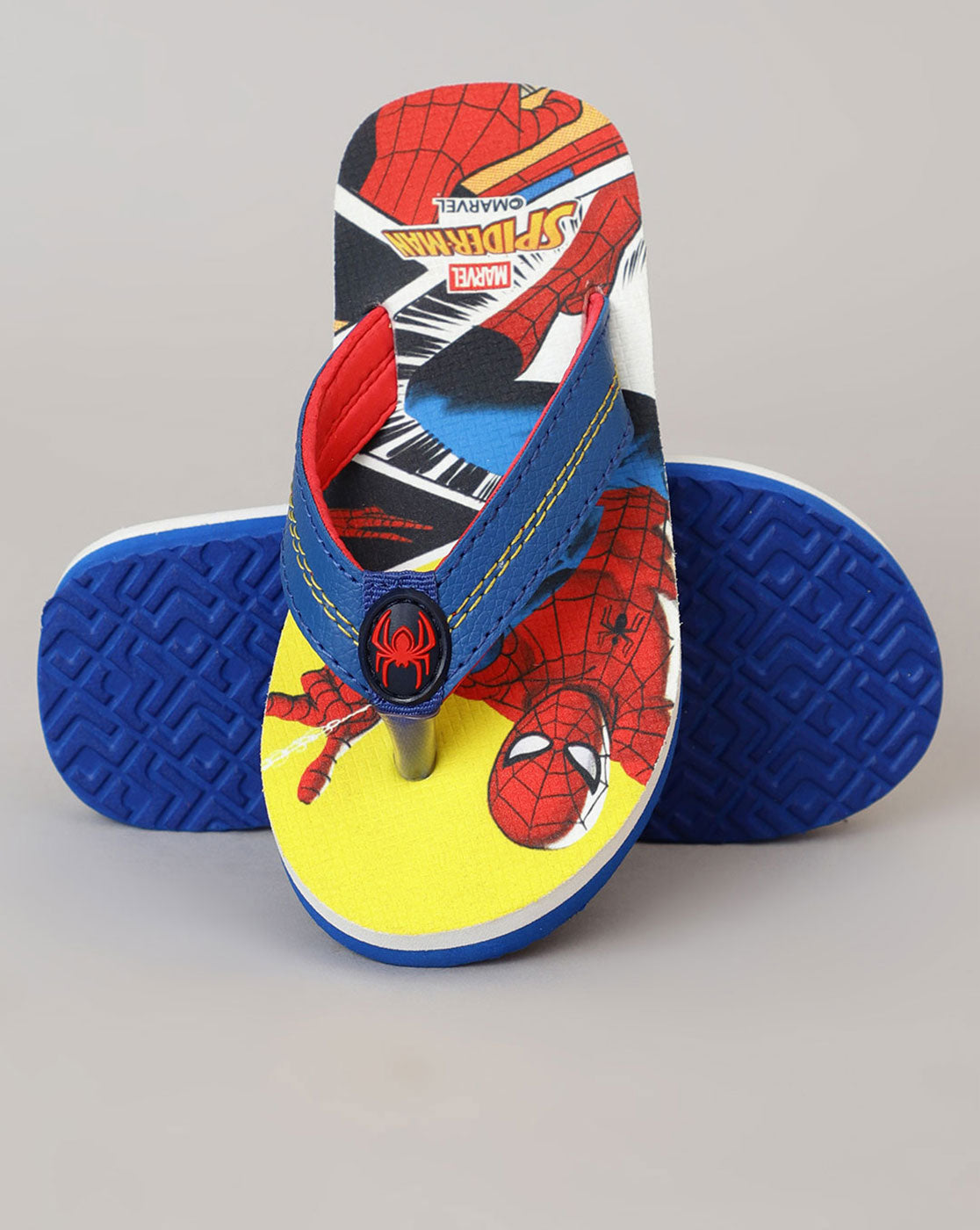 Spiderman Printed Flip-Flops For Kids Boys