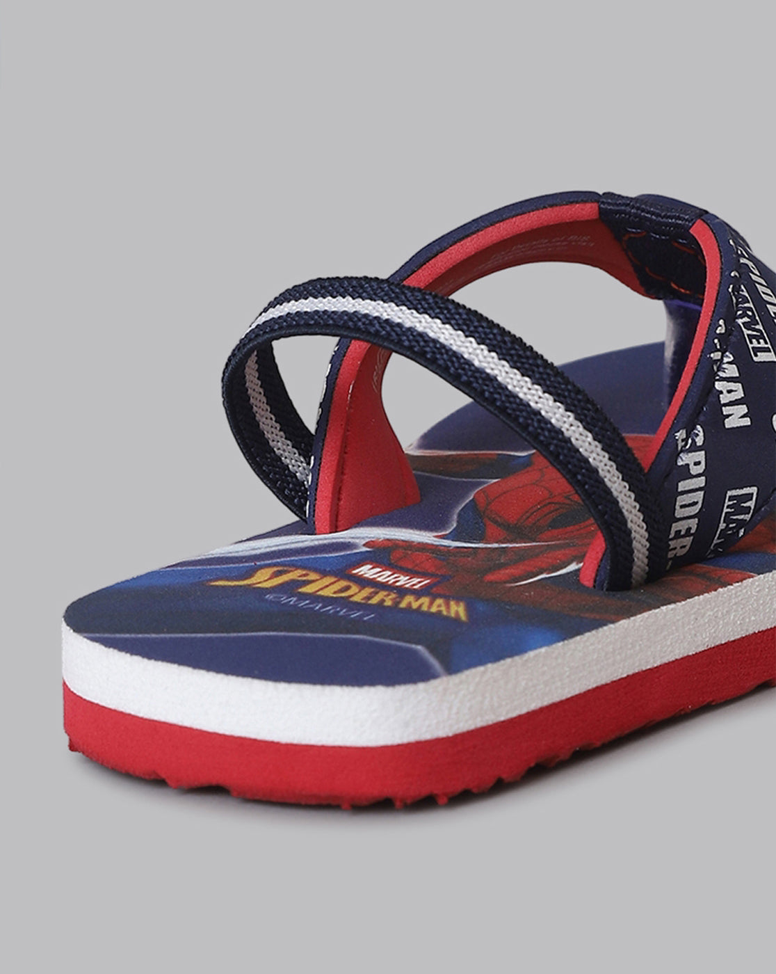 Spiderman Printed Flip-Flops For Kids Boys