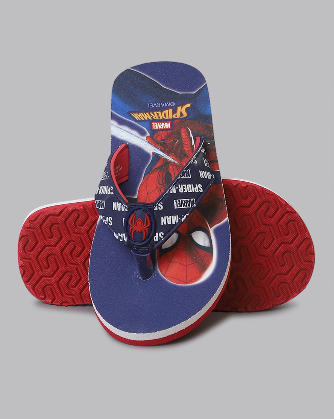 Spiderman Printed Flip-Flops For Kids Boys