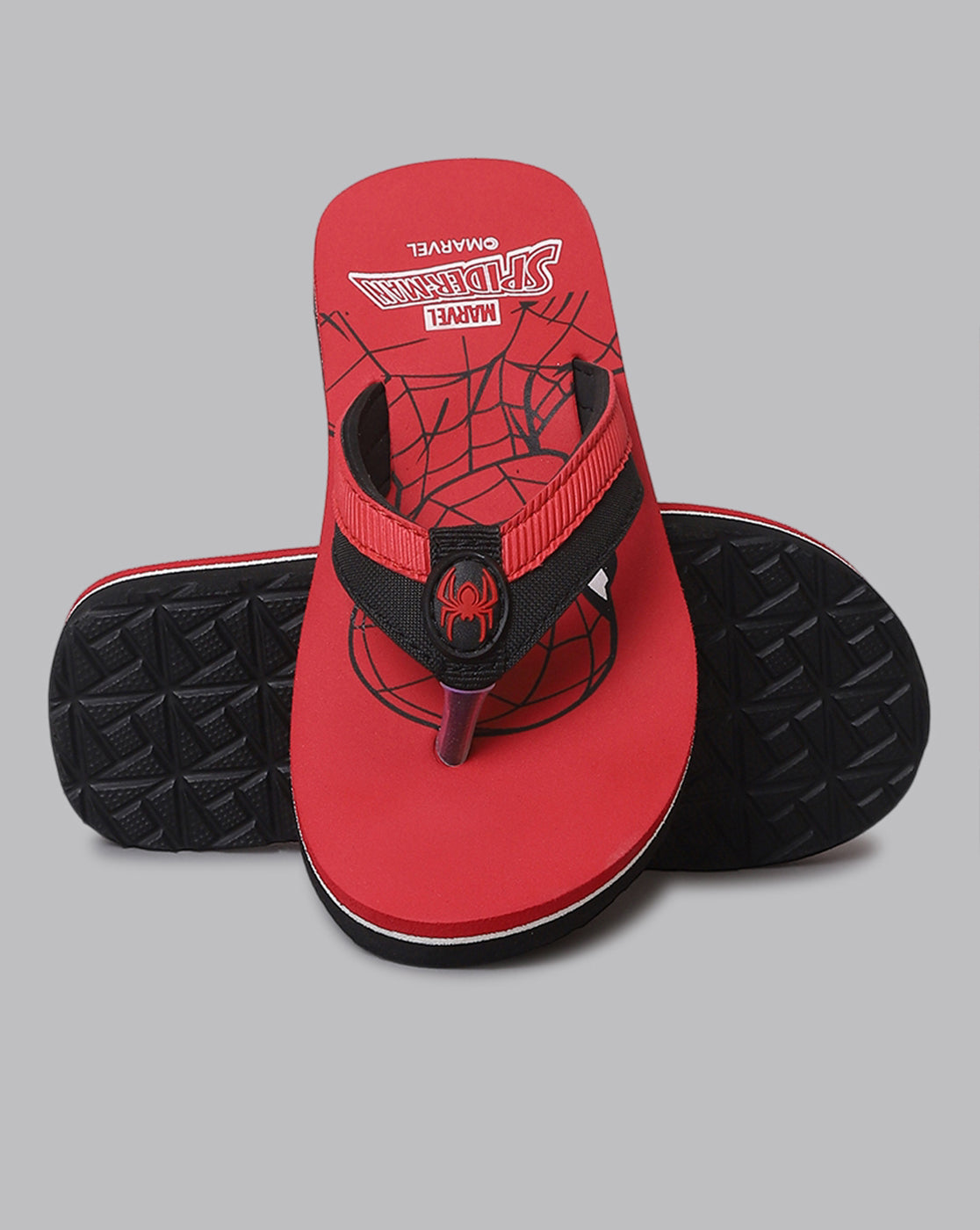 Spiderman Printed Flip-Flops For Kids Boys