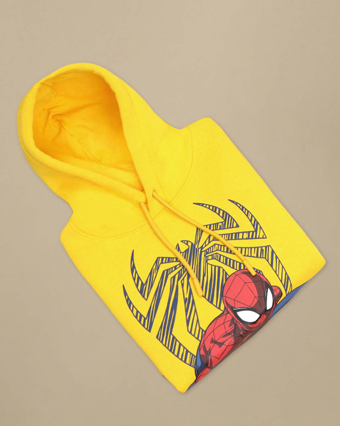 Spiderman Printed Oversized Hoodie For Boys