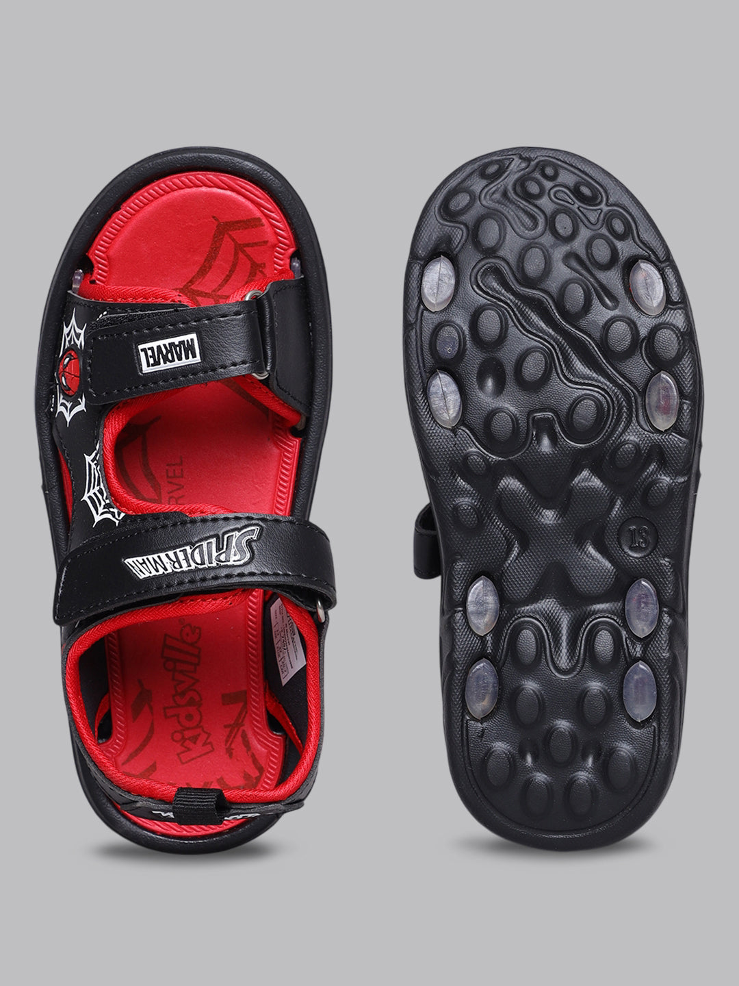 Spiderman Printed Sandals For Kids Boys