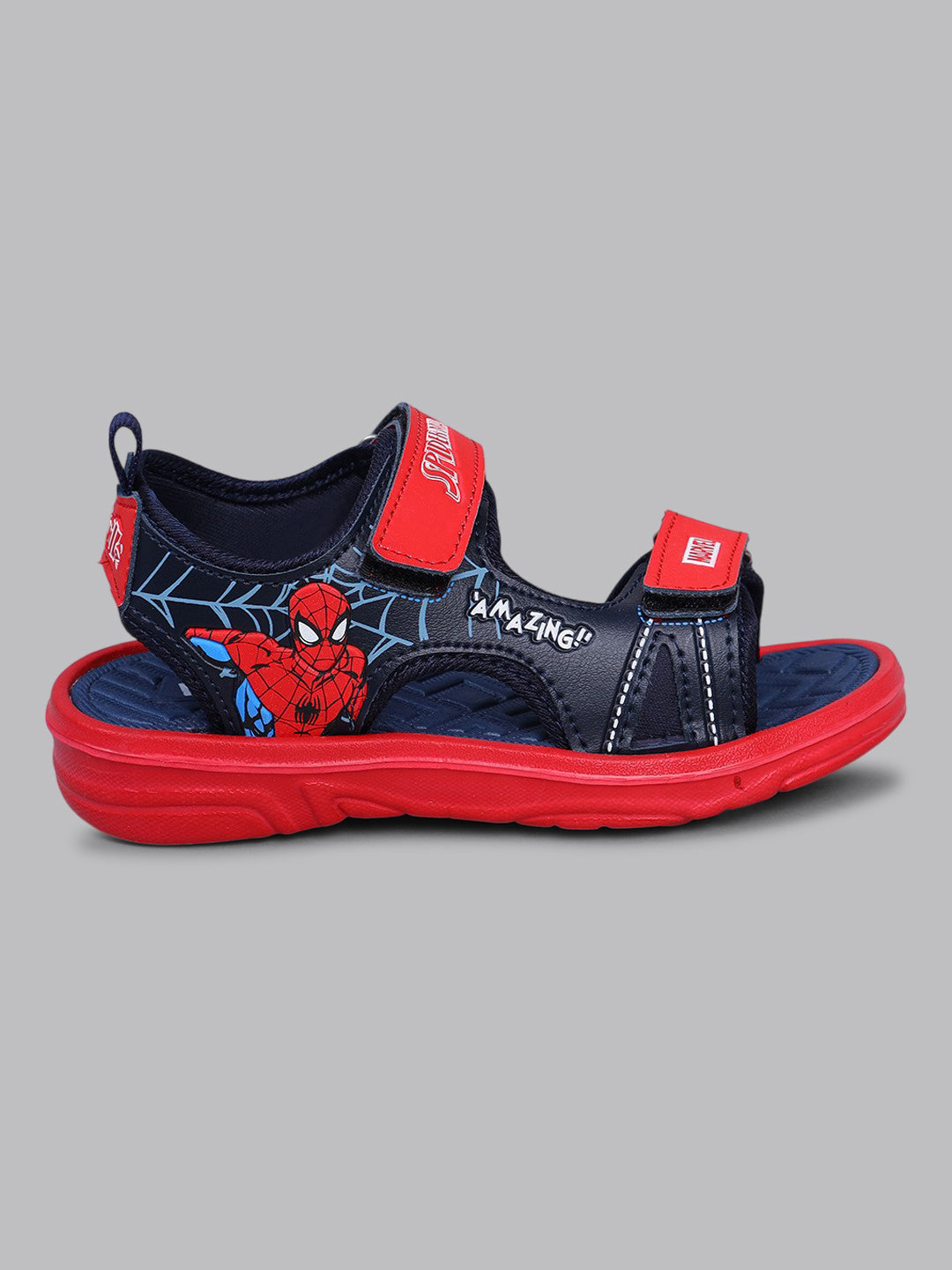Spiderman Printed Sandals For Kids Boys