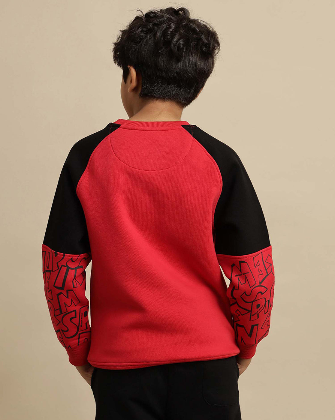 Spiderman Printed Regular Fit Sweatshirt For Boys