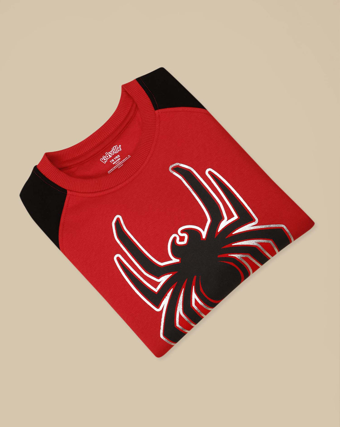 Spiderman Printed Regular Fit Sweatshirt For Boys