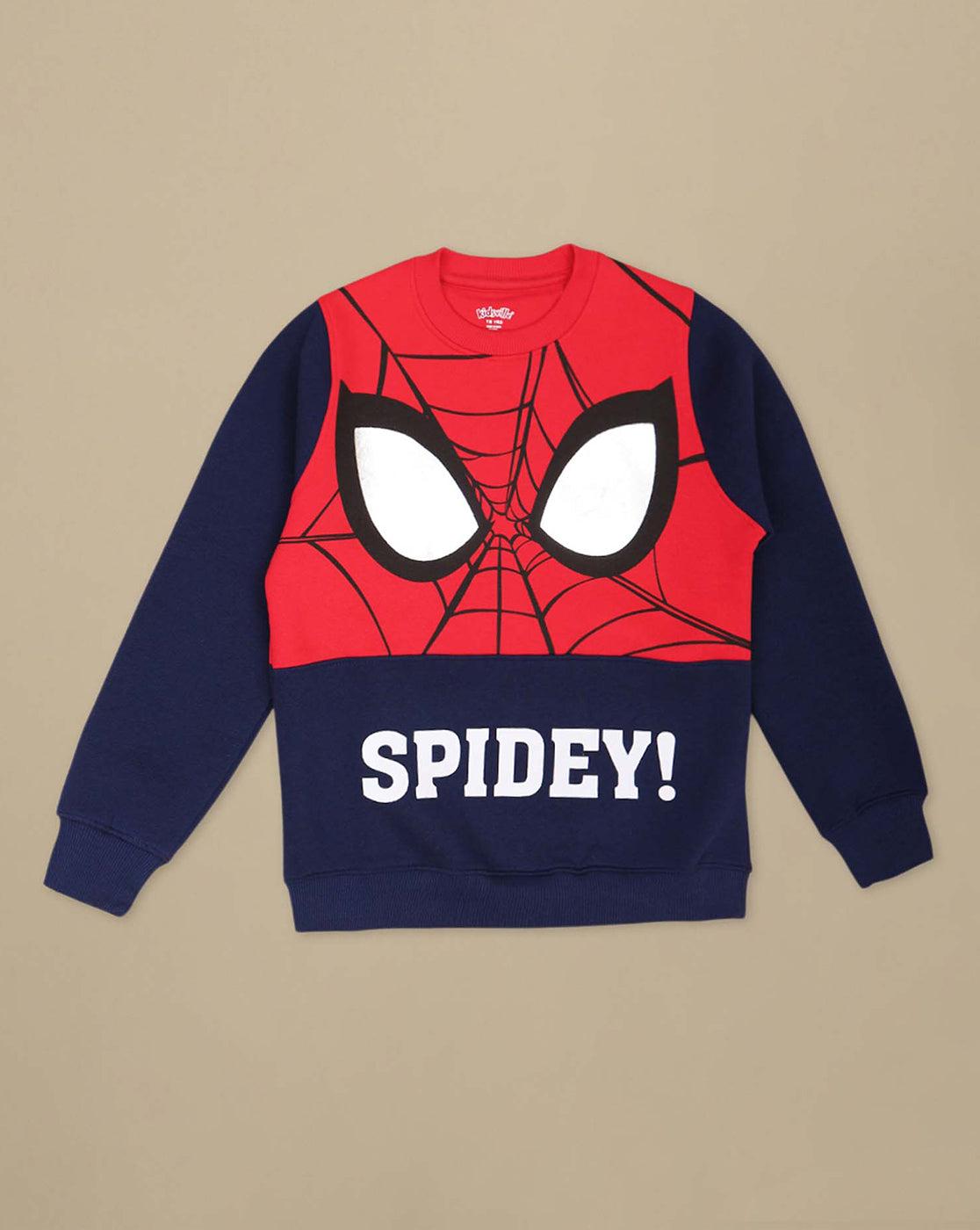 Spiderman Printed Regular Fit Sweatshirt For Boys