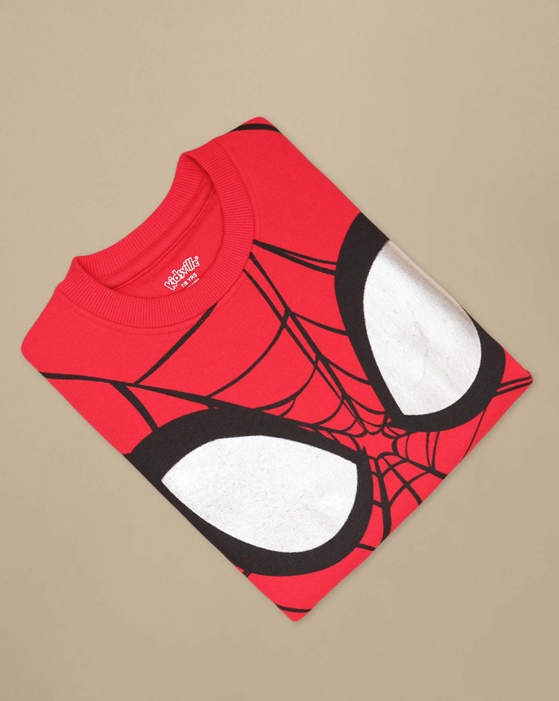 Spiderman Printed Regular Fit Sweatshirt For Boys