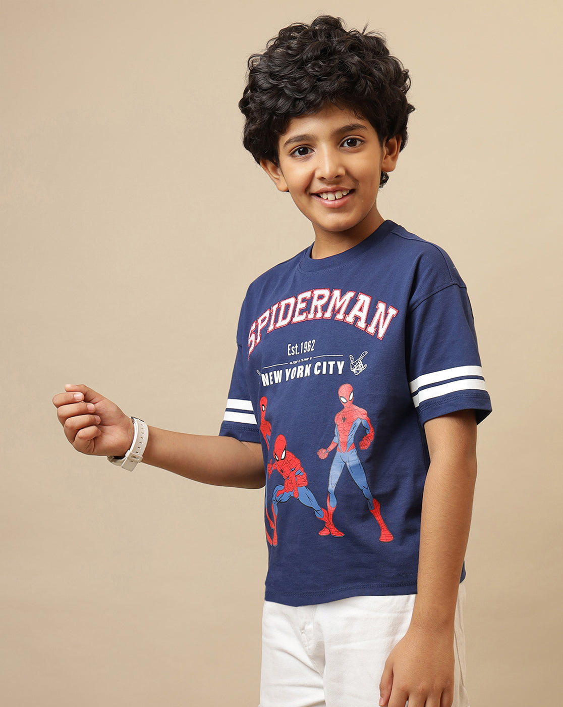Spiderman Printed Oversized fit Tshirt For Boys