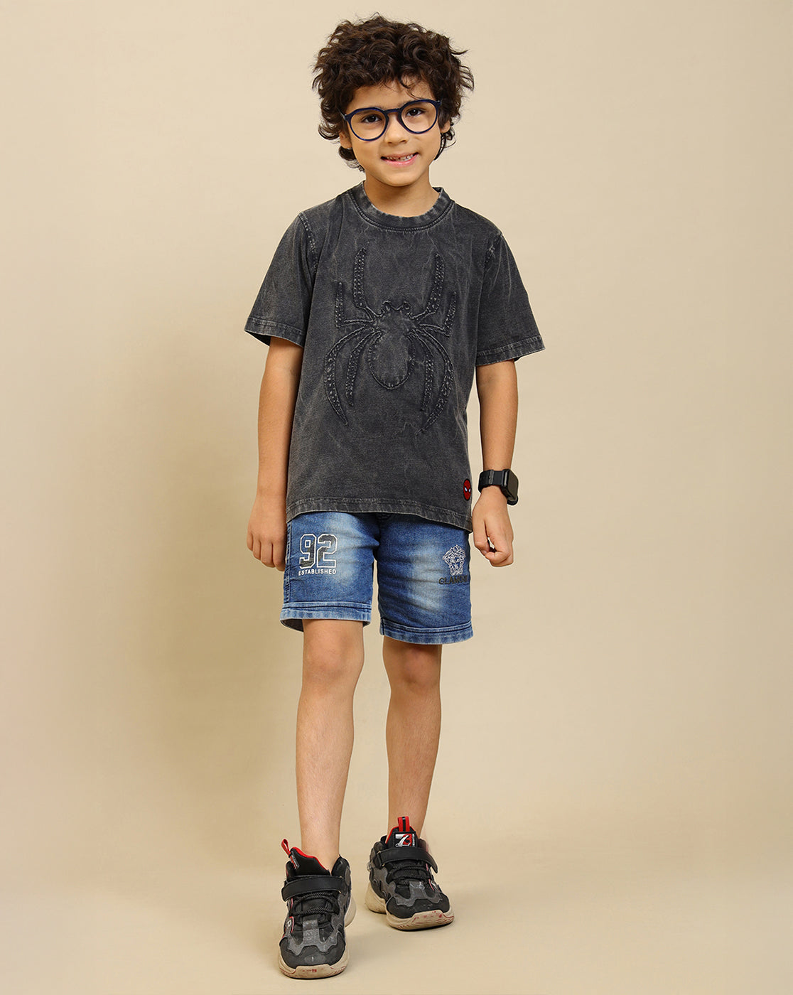 Spiderman Printed Regular Fit Tshirt For Boys