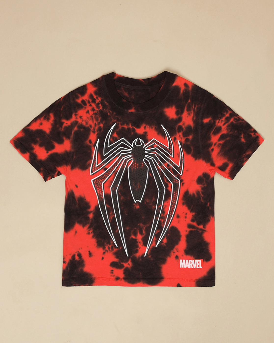 Spiderman Printed Regular Fit Tshirt For Boys