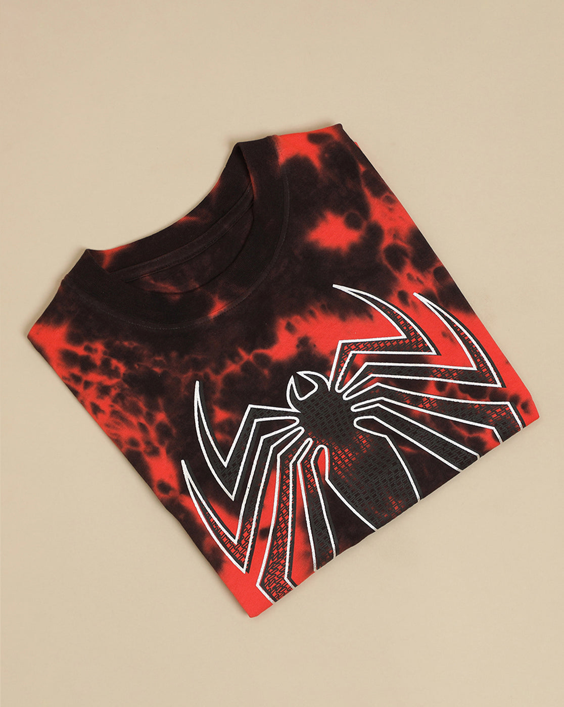 Spiderman Printed Regular Fit Tshirt For Boys