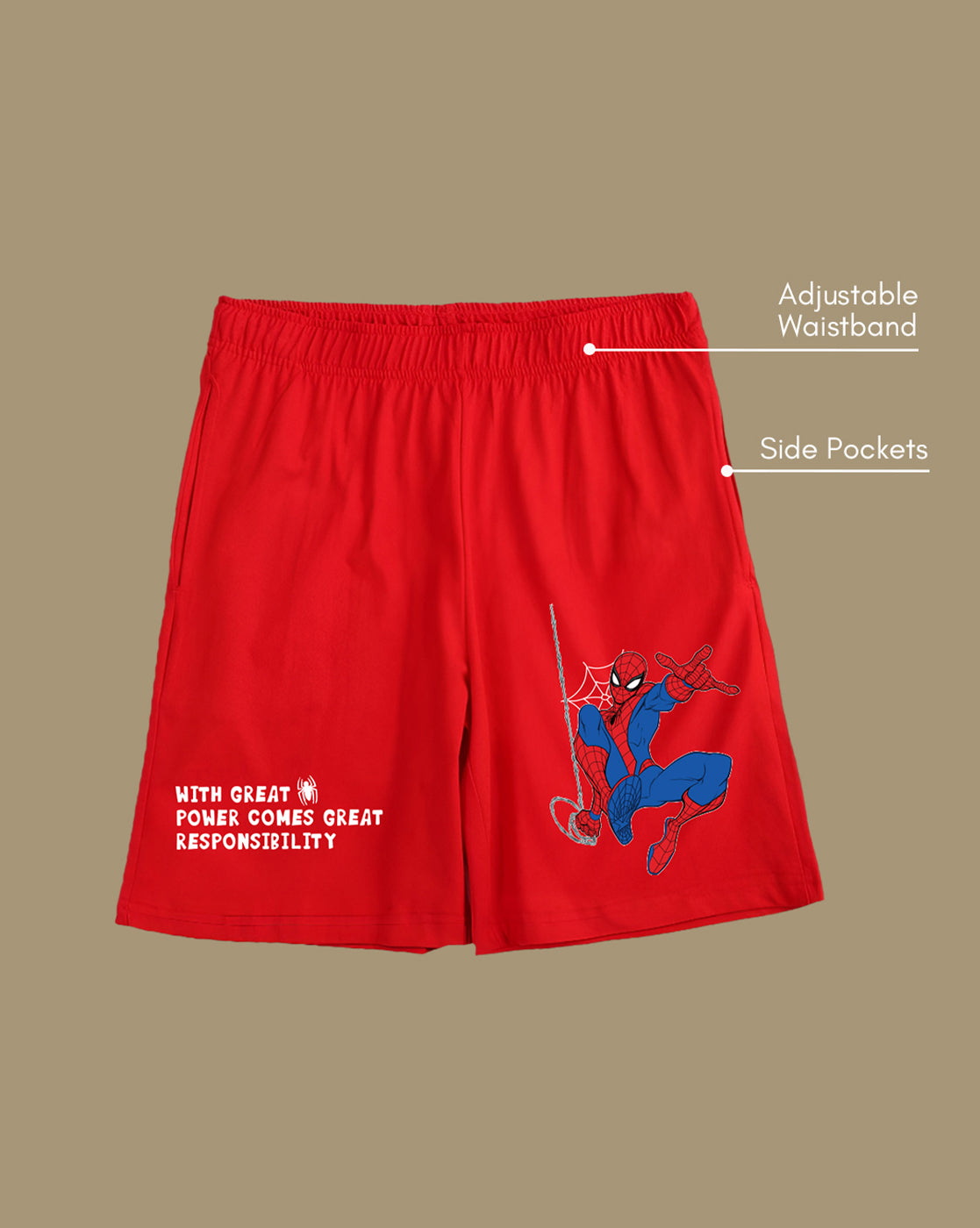 Spiderman T-Shirt & Short Set Boys