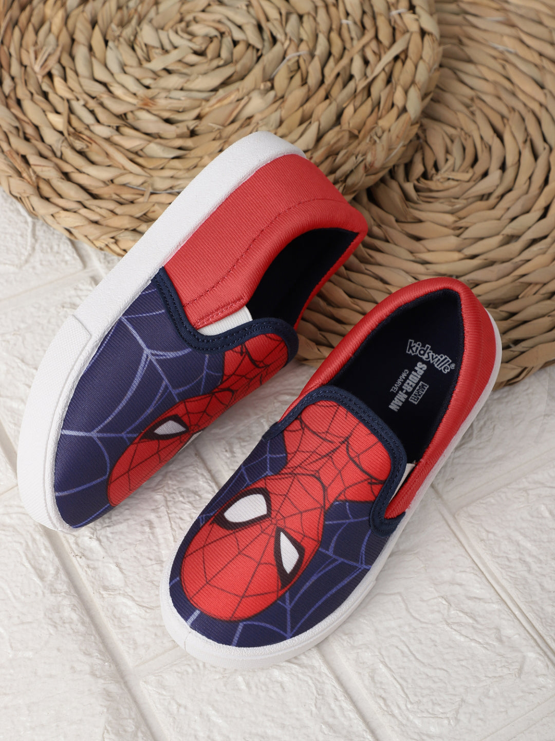 Spiderman Printed Canvas Shoes For Kids Boys