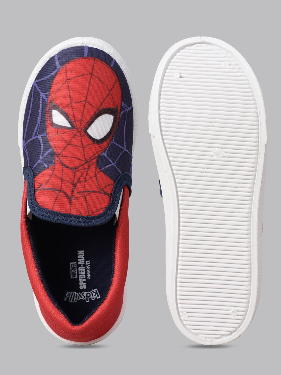 Spiderman Printed Canvas Shoes For Kids Boys