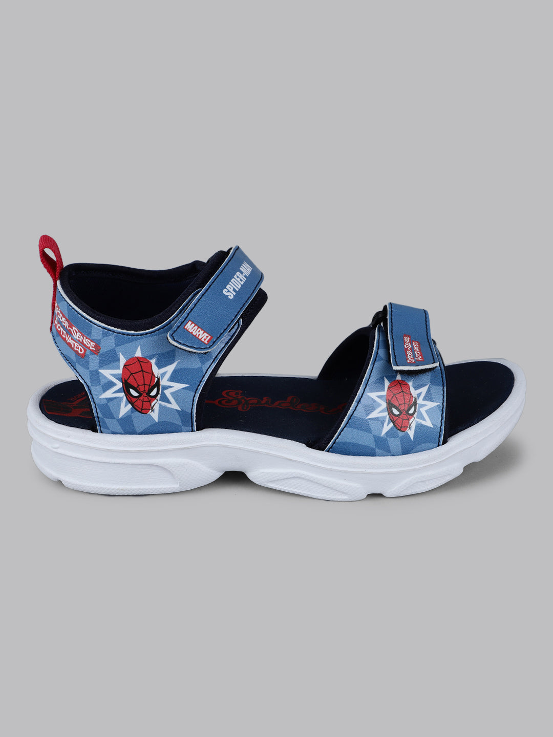 Kids Boys Captain America Printed Navy Blue Sandals