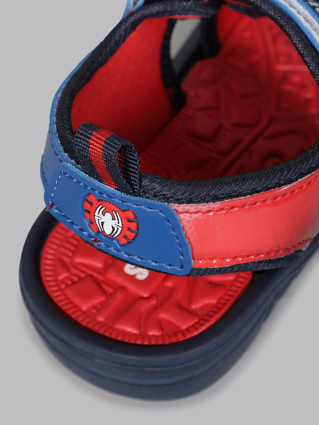 Kids Boys Spiderman Printed Red Sandals