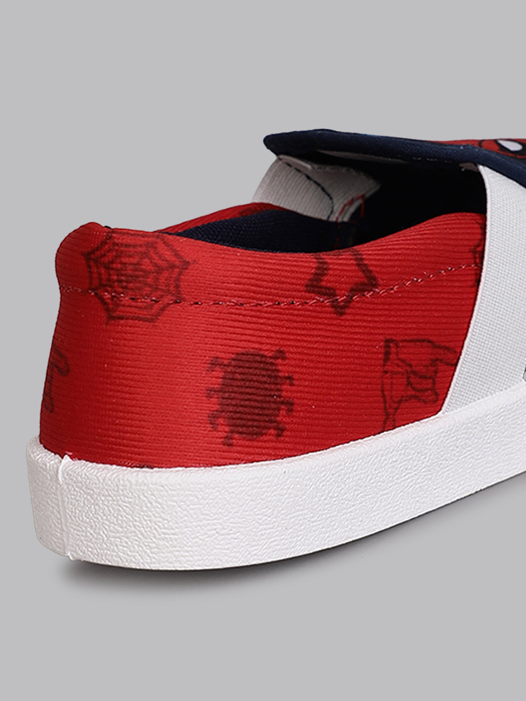 Kids Boys Spiderman Printed Navy Blue Canvas