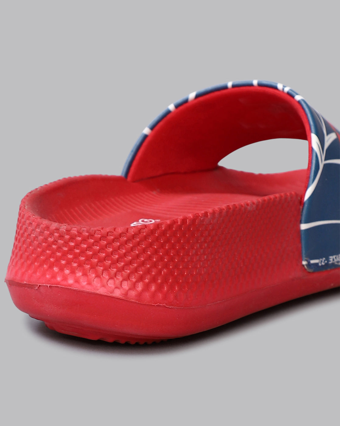 Spiderman Printed Red Sliders for Boys