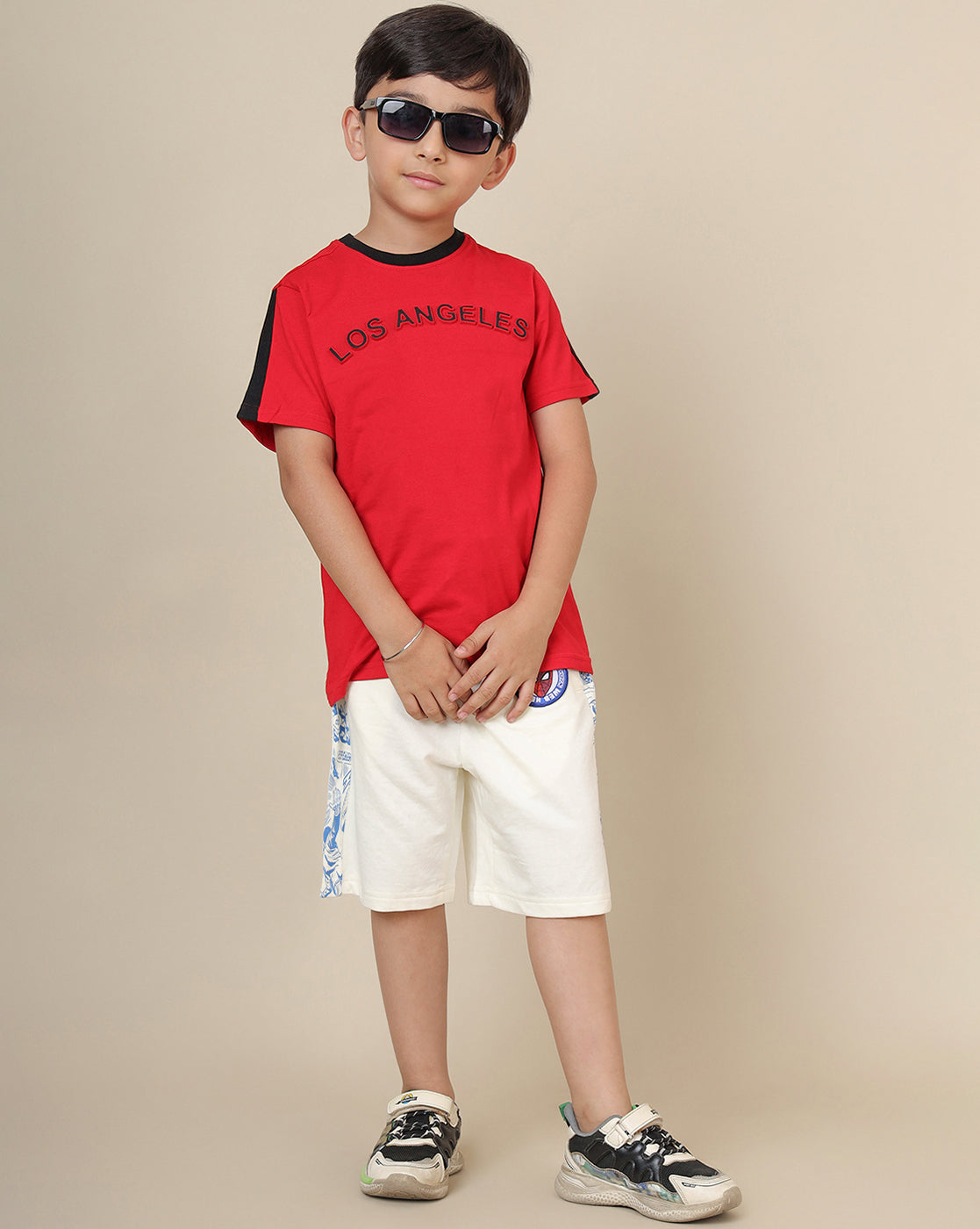 Spiderman Printed Regular Fit Shorts For Boys
