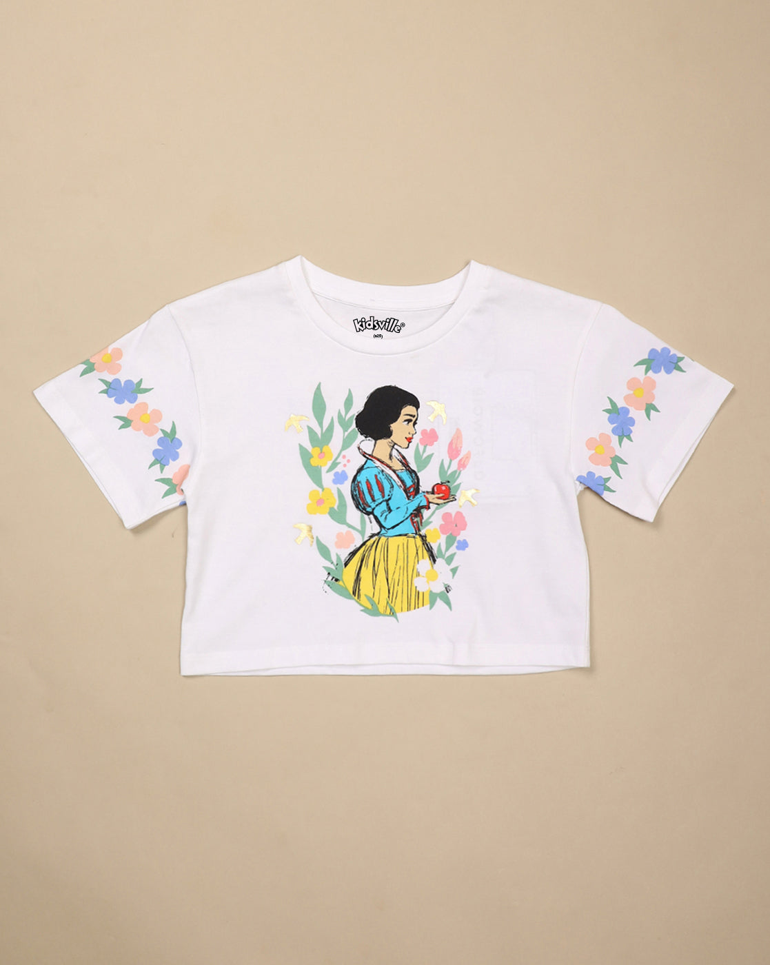 Snow White Boxy Fit Tshirt Girls