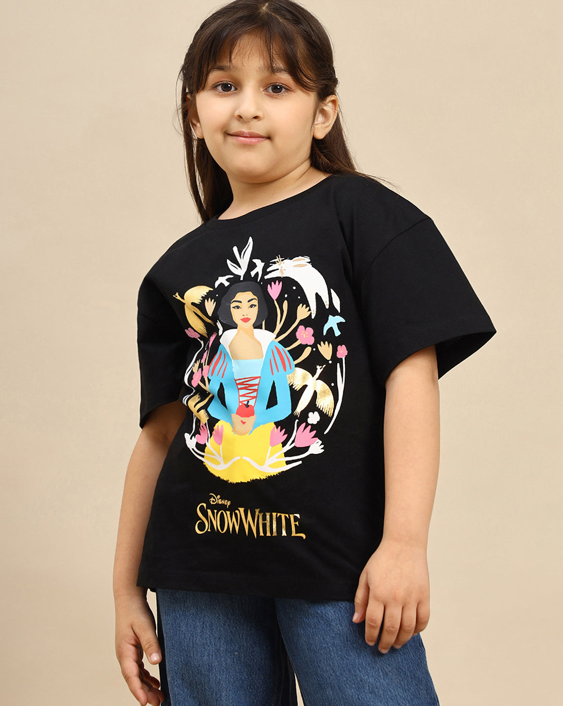Snow White Oversized Tshirt Girls