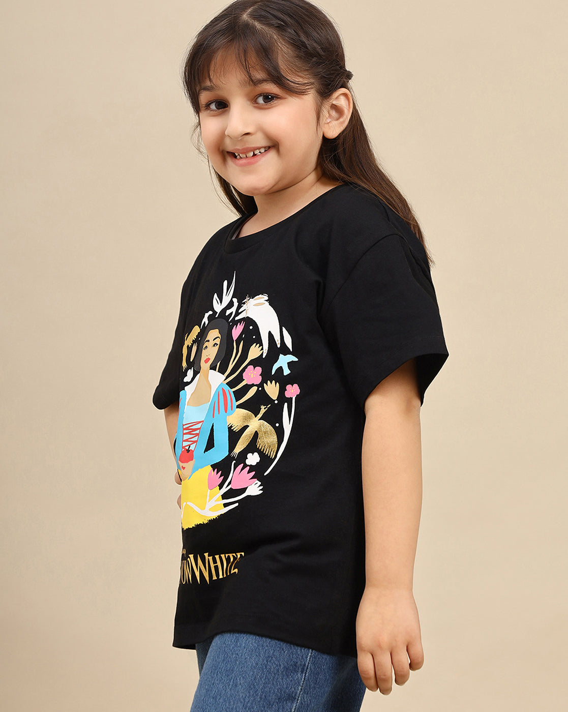 Snow White Oversized Tshirt Girls