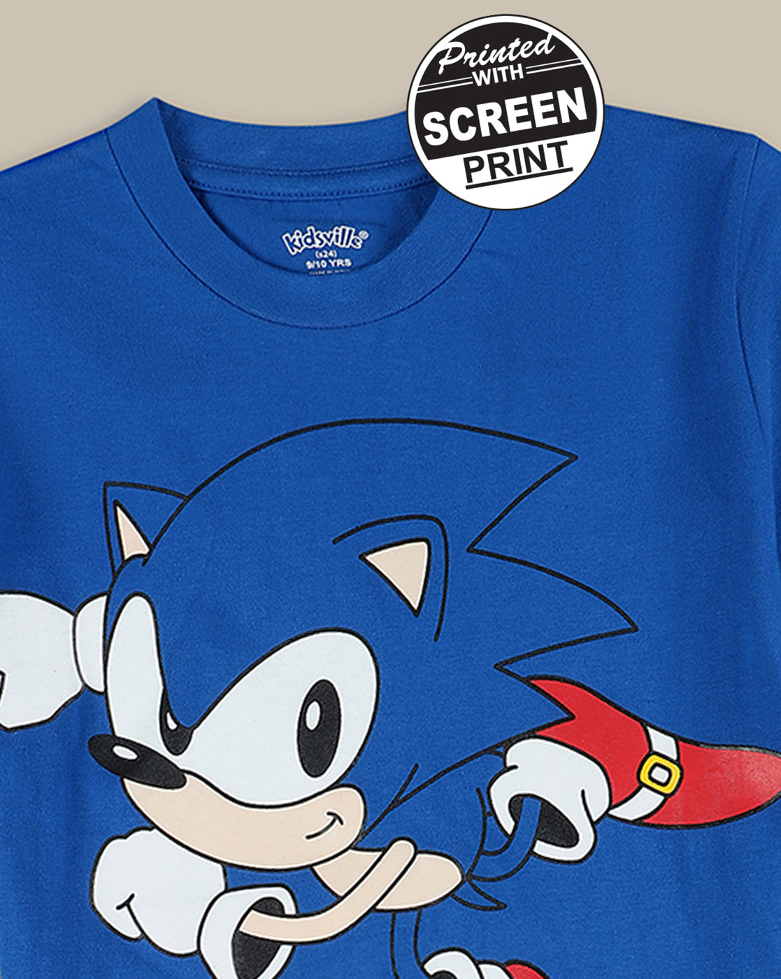 Sonic Classic Regular Fit Tshirt For Boys