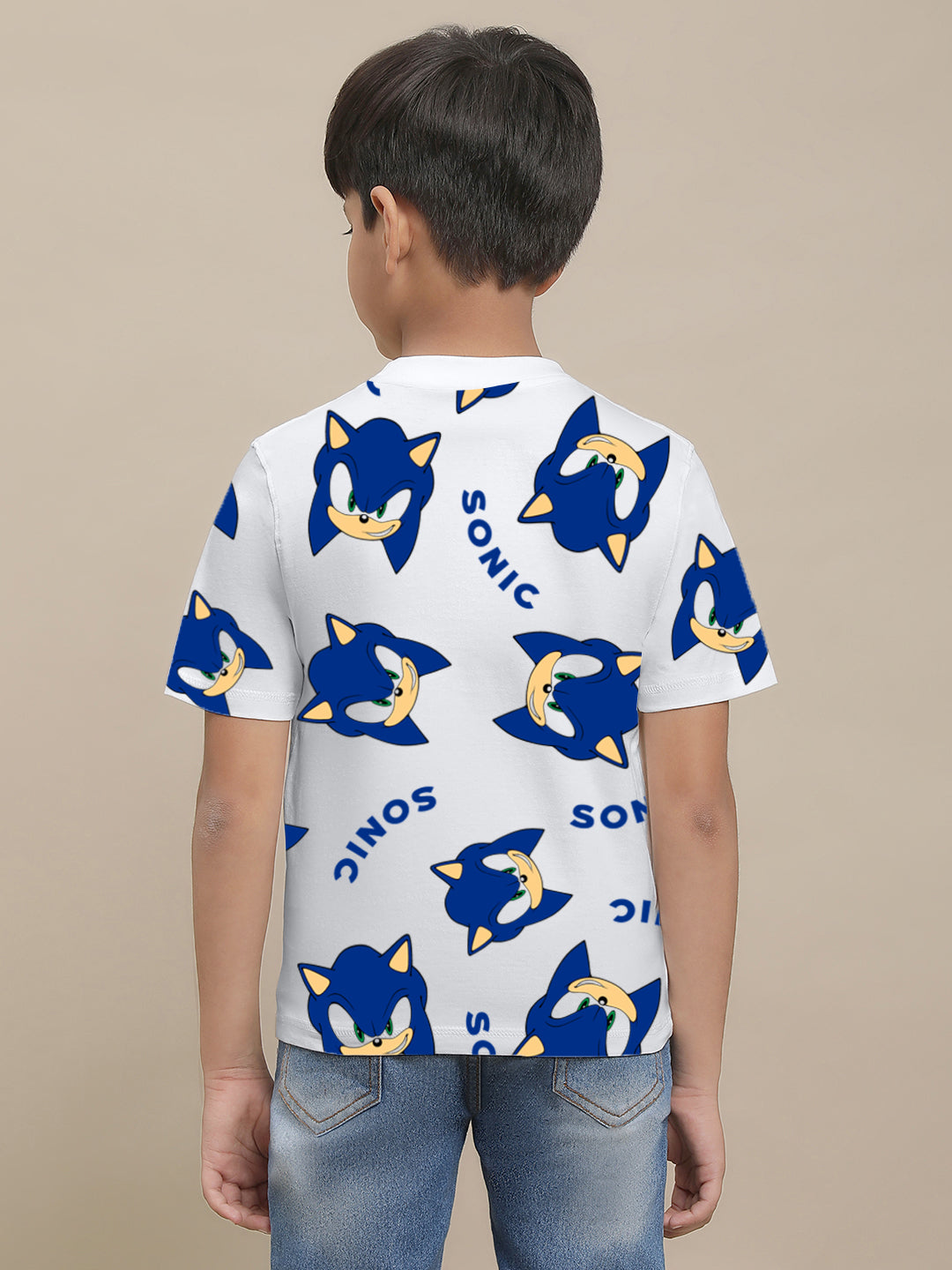Sonic Modern Printed Regular Fit Tshirt For Boys