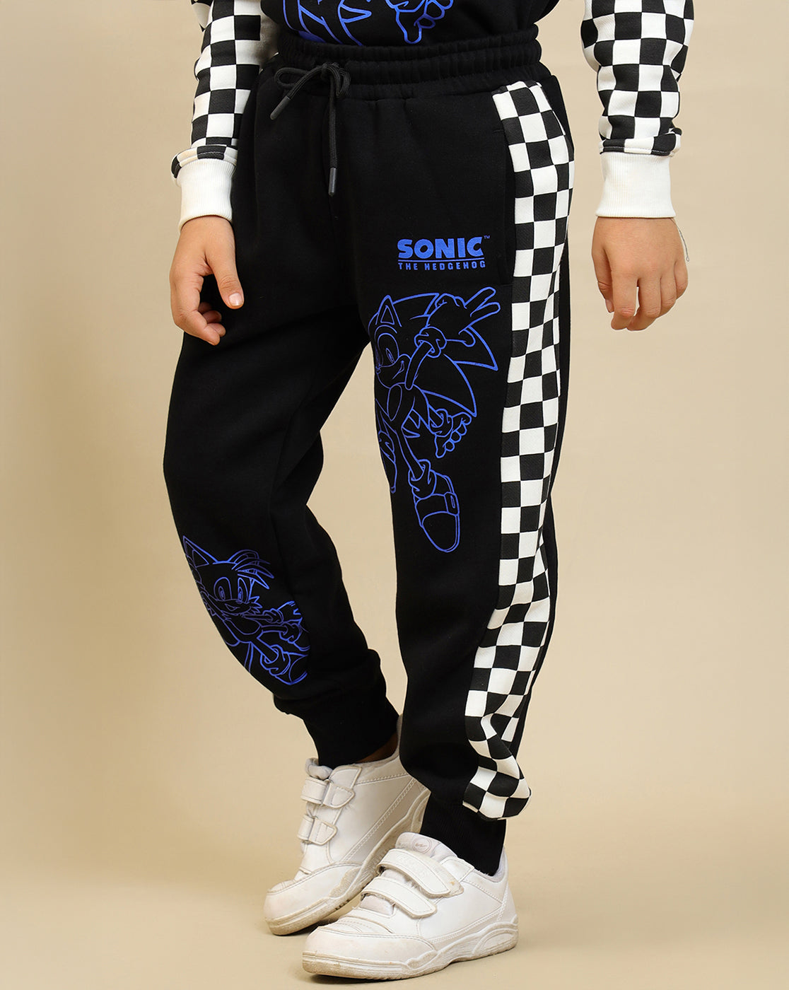 Sonic Modern Printed Regular Fit Jogger For Boys