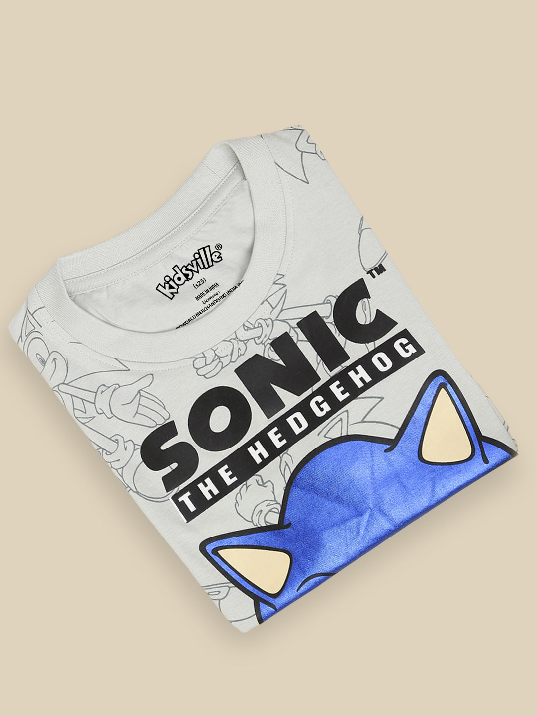 Sonic Modern Printed Regular Fit Tshirt For Boys