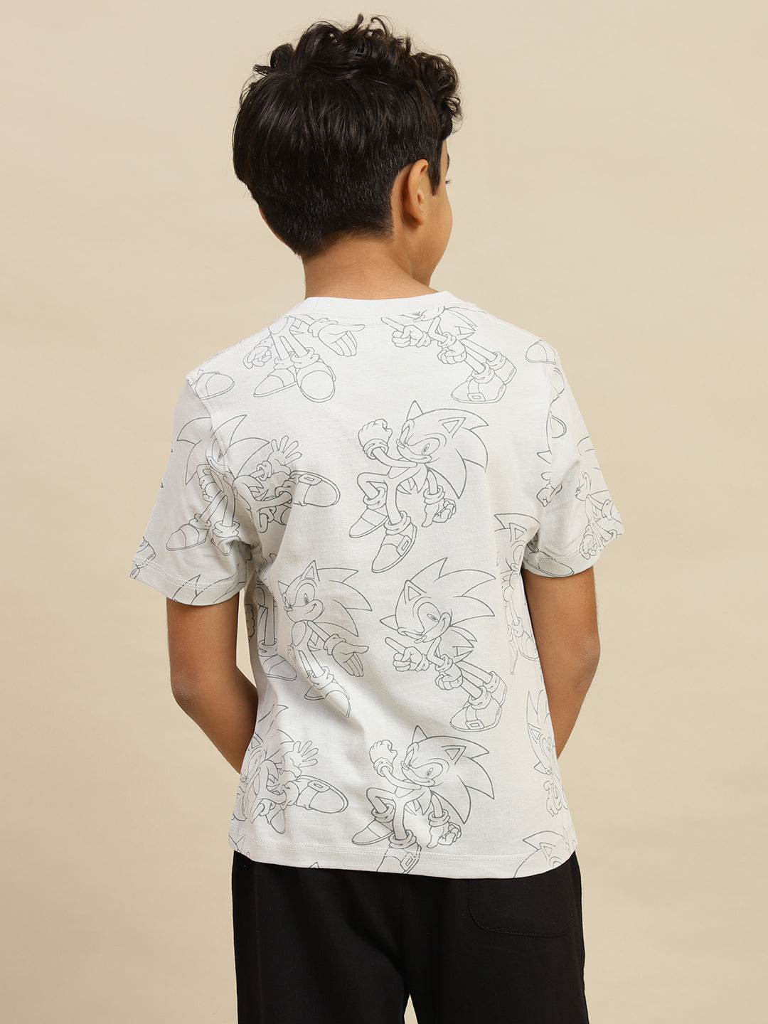 Sonic Modern Printed Regular Fit Tshirt For Boys