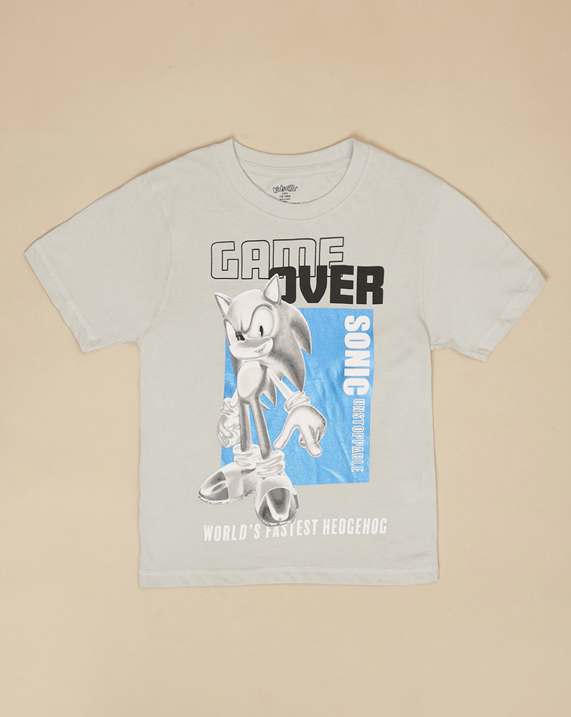 Sonic Printed Regular Fit Tshirt For Boys