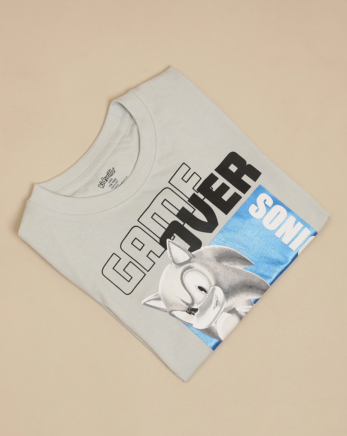 Sonic Printed Regular Fit Tshirt For Boys