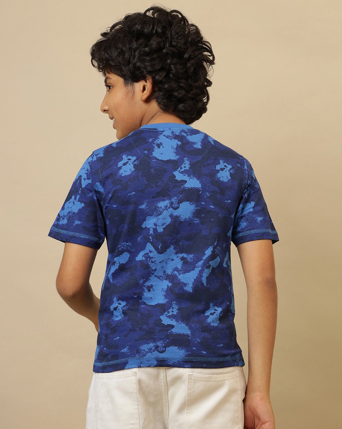 Sonic Modern Printed Regular Fit Reversible Sequin Tshirt For Boys
