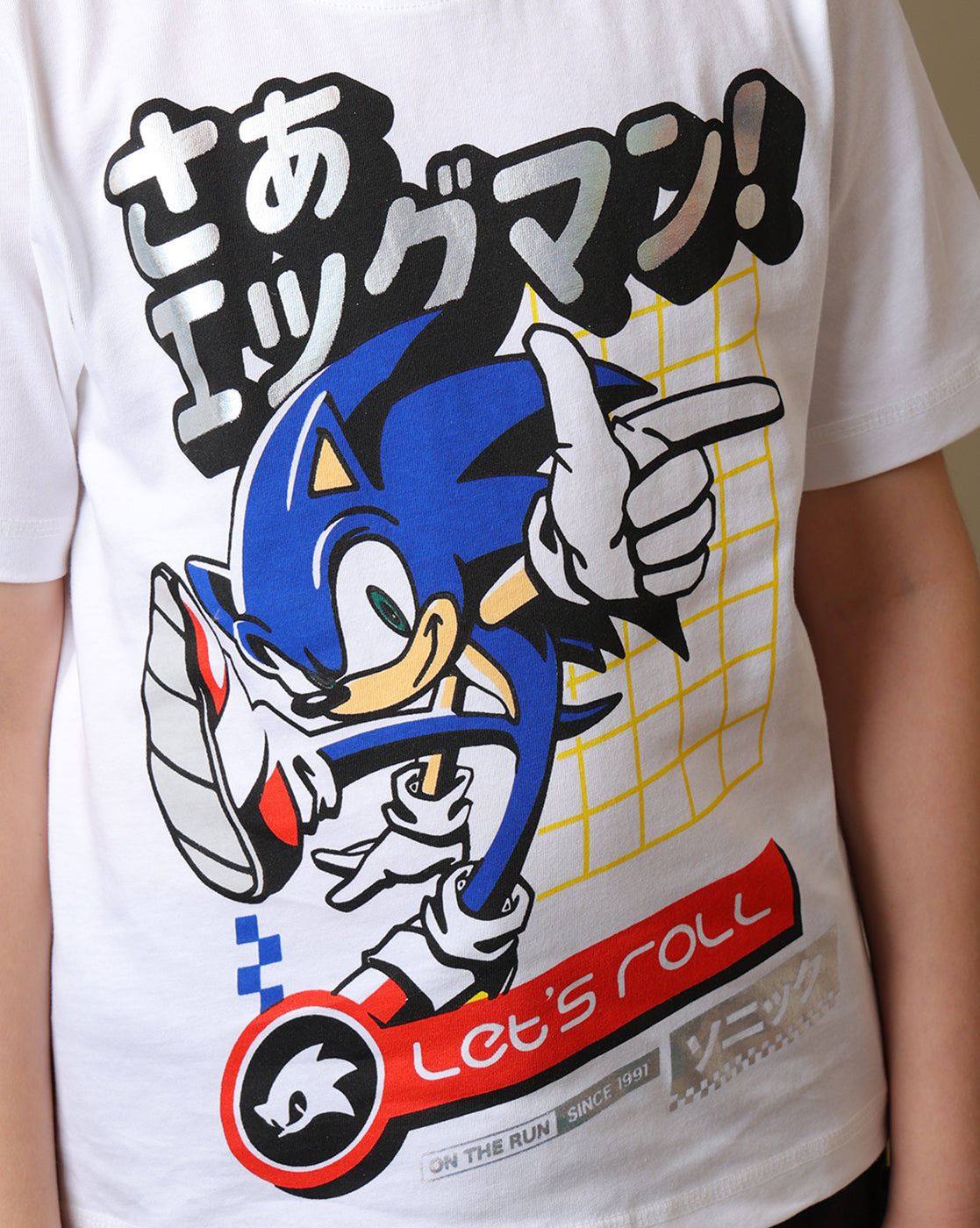 Sonic Printed Regular Fit Tshirt For Boys