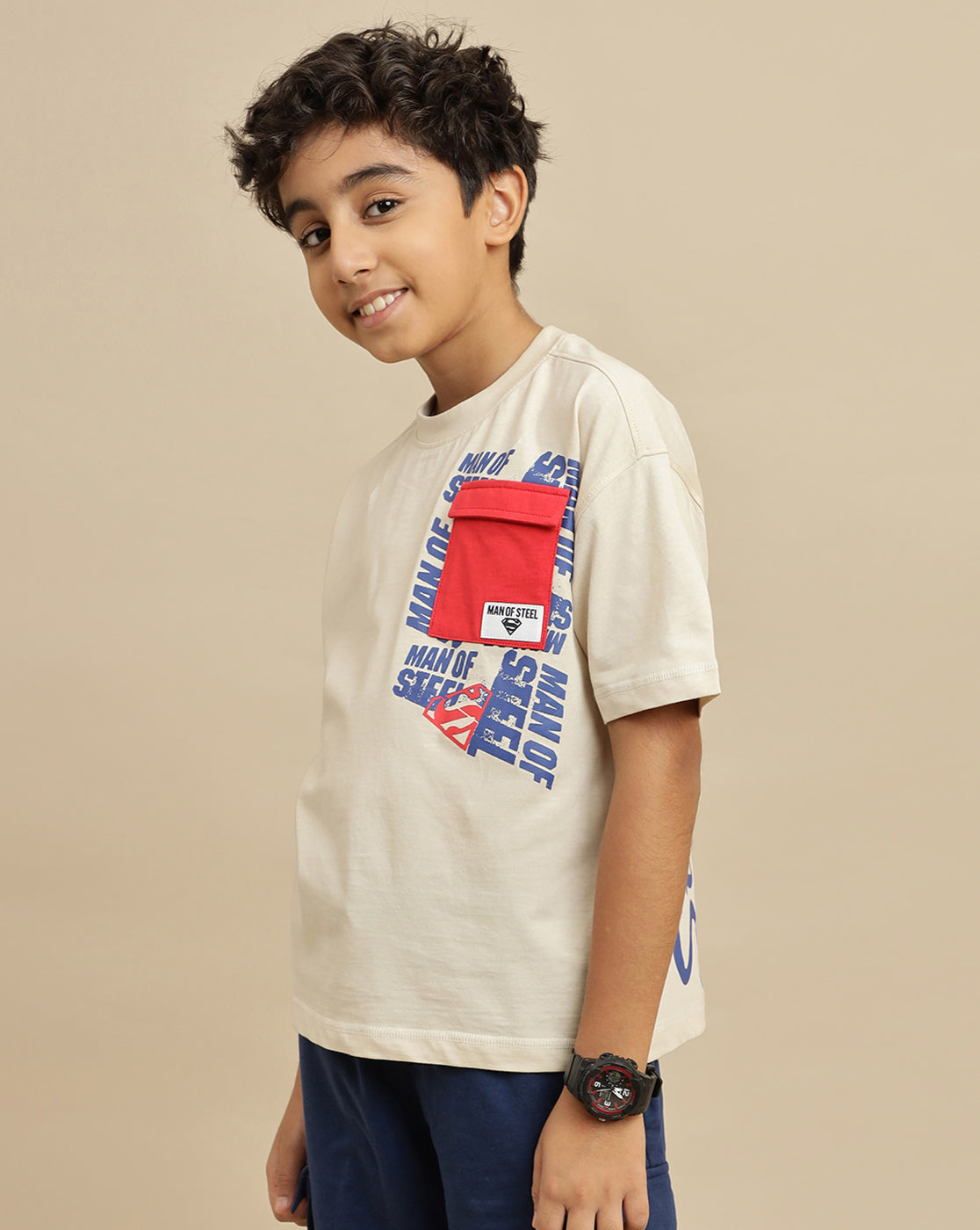 Superman Printed Tshirt For Boys