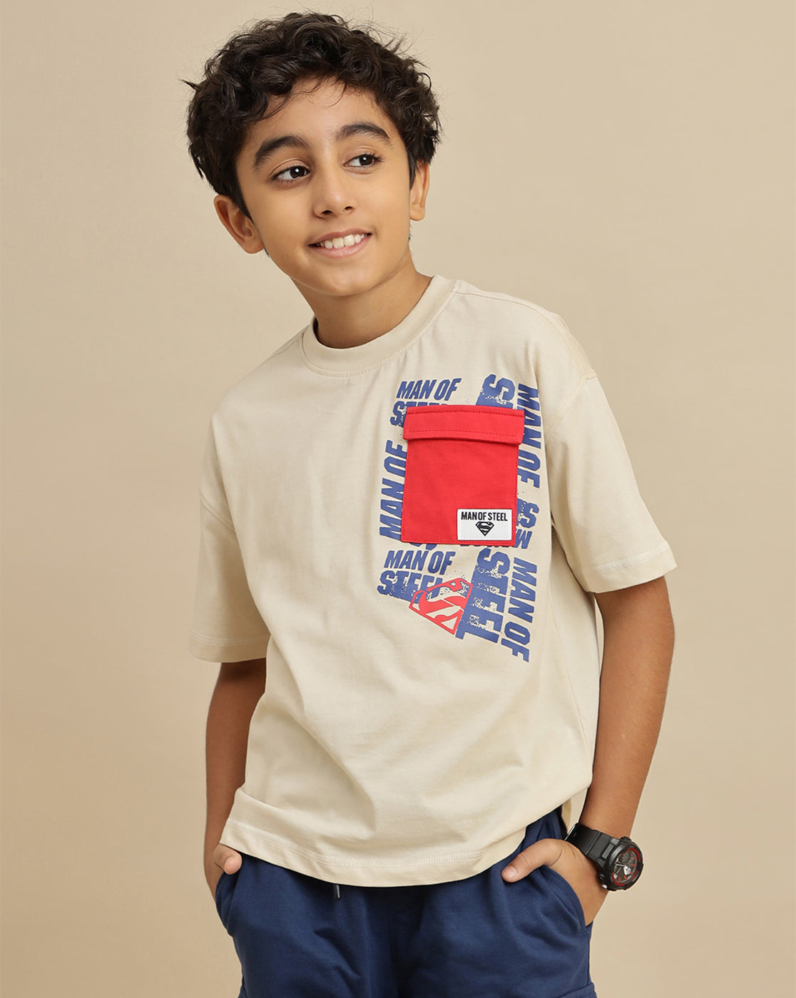 Superman Printed Tshirt For Boys