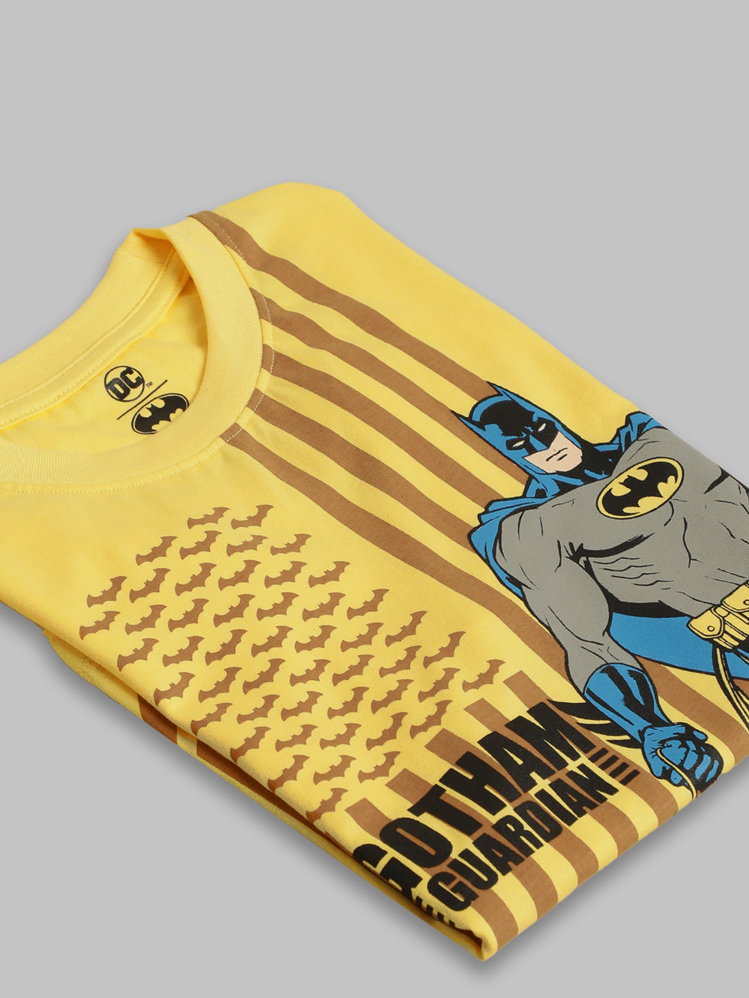 Kids Boys Batman Yellow T-Shirt