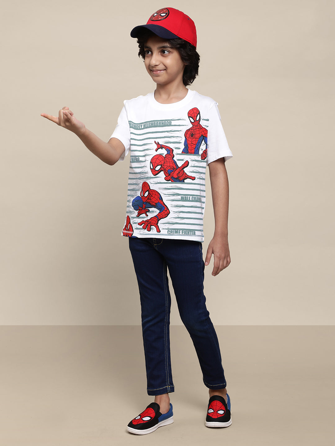 Kids Boys Spiderman T-Shirt