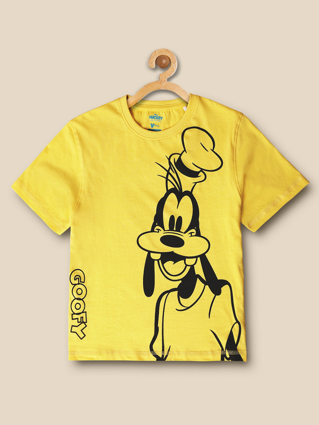 Kids Boys Mickey And Friends Yellow T-Shirt