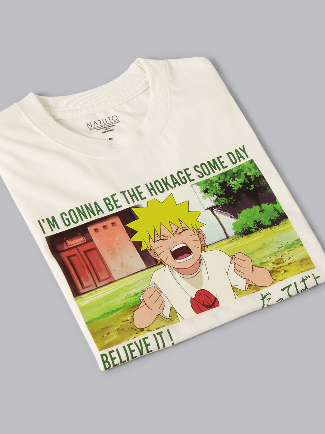 Naruto Off White T-Shirt For Kids Boys