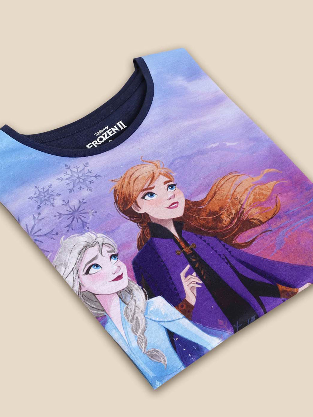 Kids Girls Frozen Blue T-Shirt